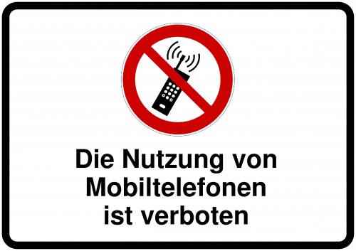 Handys verboten