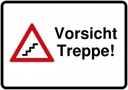 Achtung Treppe